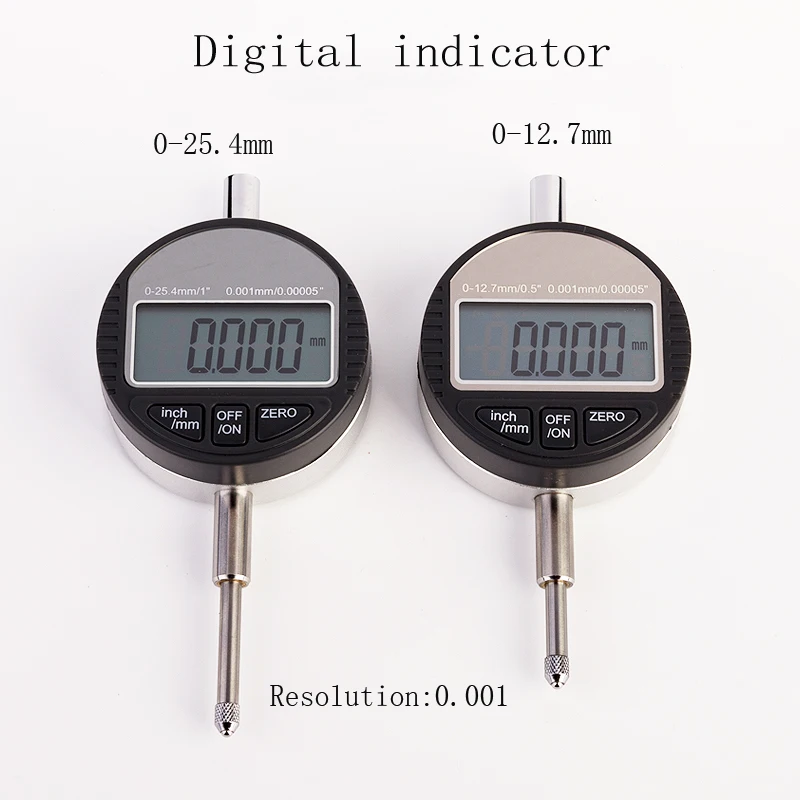 0-12,7 мм цифровой индикатор 0-25,4 мм(по умолчанию) 0,001 цифровой индикатор электронный стрелочный индикатор Таблицамикрометр измерительный инструмент steel electronic micrometer digital micrometer