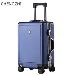 Чэнжи новый супер Fashion20 "24 дюймов алюминиевая рама тележки PC чемодан на износостойкой катящийся багаж дорожные сумки на колесиках