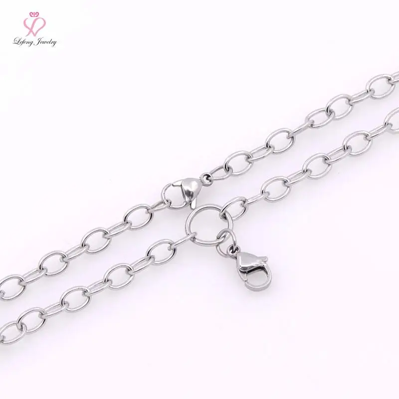 Buy New Arrival 5mm Width 24'' 30'' Silver Stainless