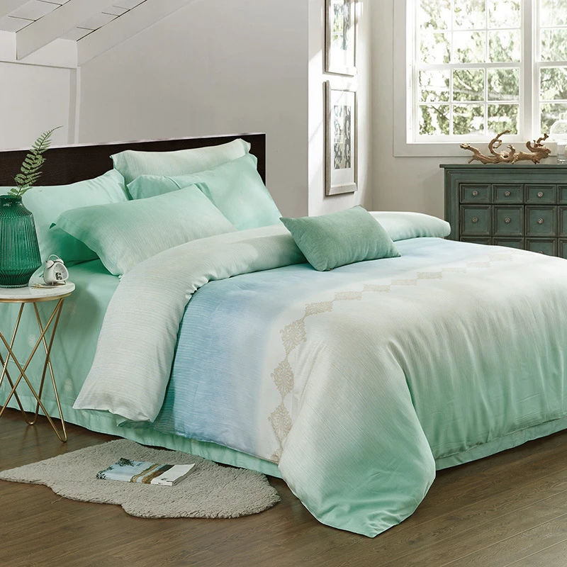 summer comforter American pastoral queen bedding set 4pcs ...