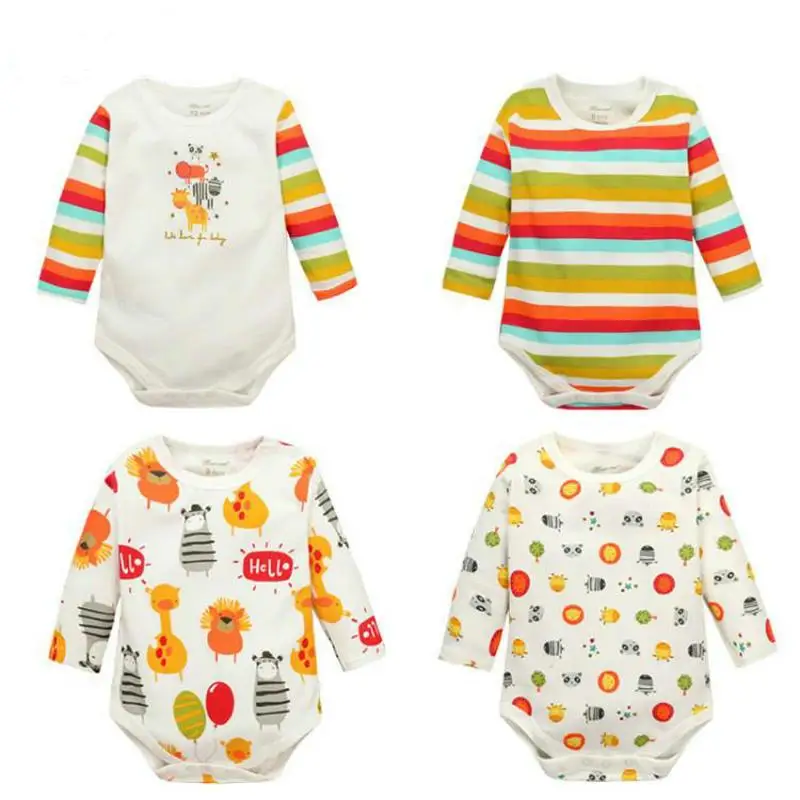 Комбинезоны с длинными рукавами для маленьких мальчиков и девочек; г.; Одежда для новорожденных; Детский костюм; комбинезон и комбинезоны; KF010