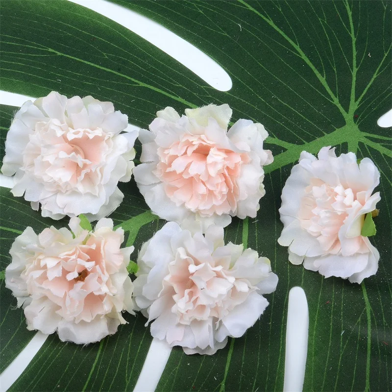 Carnation Silk Flower Heads For Wedding Home Party Decoration