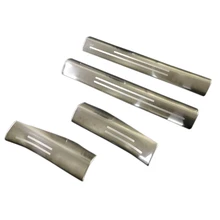 Inner Door Sill Scuff Plate Threshold Plate Cover Stainless Steel 4pcs Car Styling Accessories For Audi