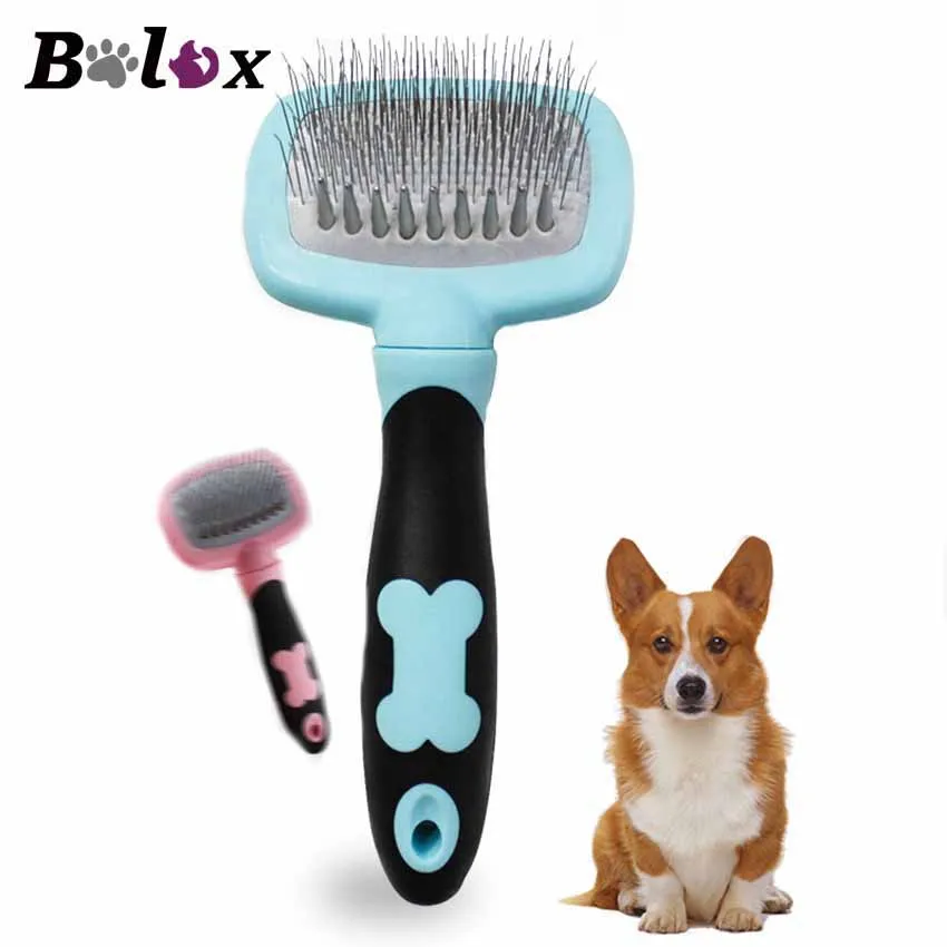 

BOLUX Pet Grooming Dog Brush For Small Large Dog Cat Short Long Hair Comb Puppy Kitten Dog Self Cleaning Slicker Brush