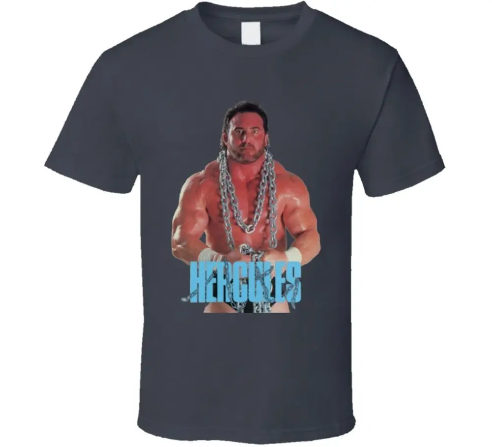 هرقل WWF الرجعية المصارعة T قميص الظلام رمادي بارد عارضة فخر t قميص الرجال للجنسين جديد الأزياء التي شيرت فضفاض حجم أعلى هرقل WWF الرجعية المصارعة T قميص الظلام رمادي بارد عارضة فخر t قميص الرجال للجنسين جديد الأزياء التي شيرت فضفاض حجم أعلى