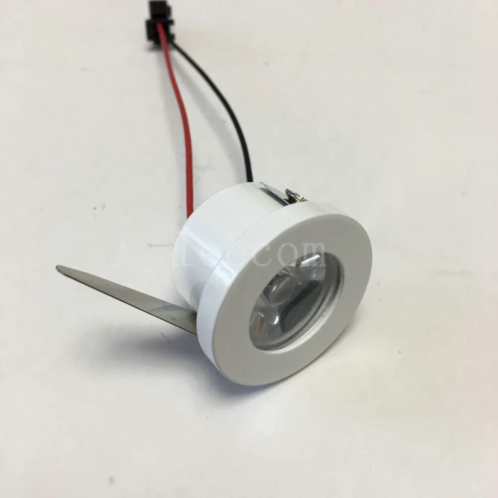 

10PC LED Mini Downlight Under Cabinet Spot Light 1W non Dimmable Down lights