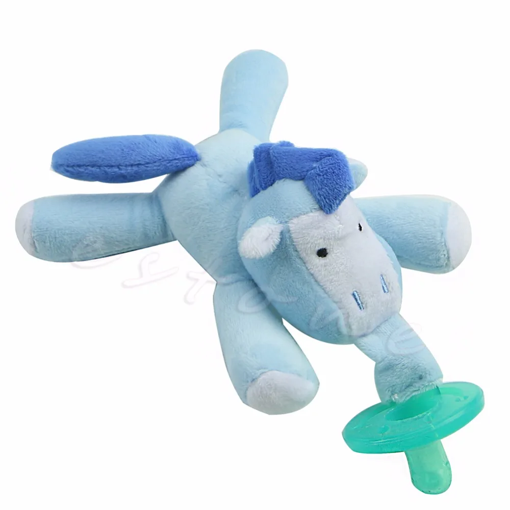 Jual Hewan Bayi Bayi Dot Klip Puting Bayi Wubbanub Silikon Dot dengan Suka Diemong Hewan Mewah Dropshipping