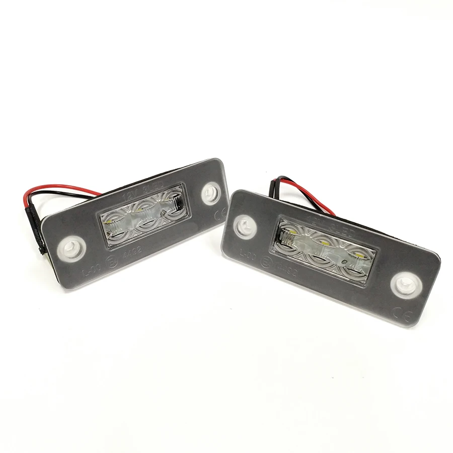 

For Audi A8 D3 CANBUS Error Free 3-SMD LED Number License Plate Light Car Styling Auto Lamp
