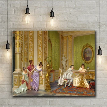 

classical court figures palace girls man scneery canvas printings oil painting printed on canvas wall art decoration pictures