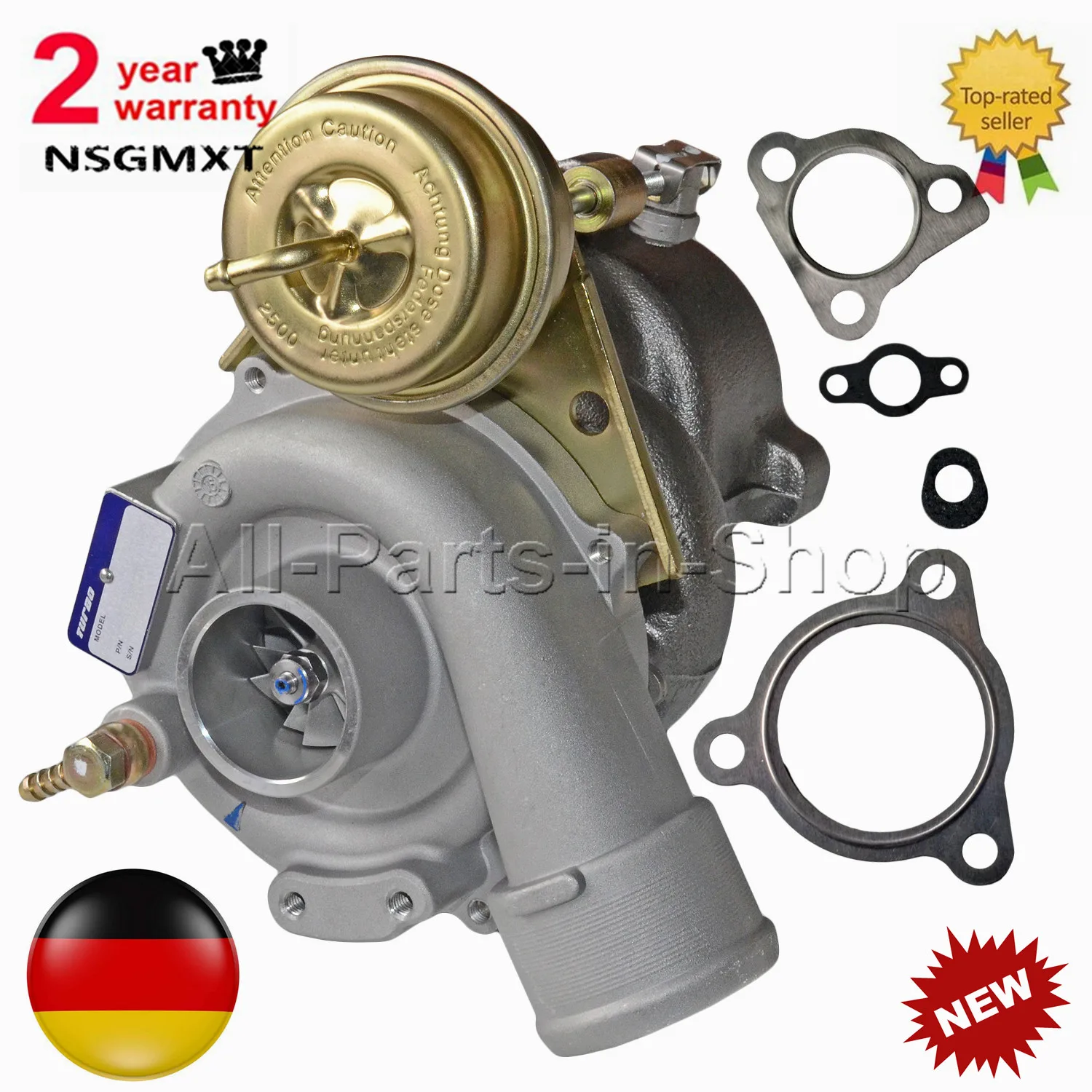 

AP01 New Turbo Charger For Audi A4 A6 1.8T VW Passat Gti k03 ANB APU 058145703J 058145703JV 058145703JX 058145703C 058145703E