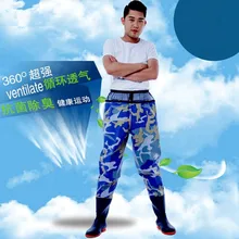 Мужские wo мужские водонепроницаемые брюки на талии, ультра-светильник средней длины, Утолщенные, для рыбалки, вэйдера, дышащие, непромокаемые сапоги, комбинезон, брюки