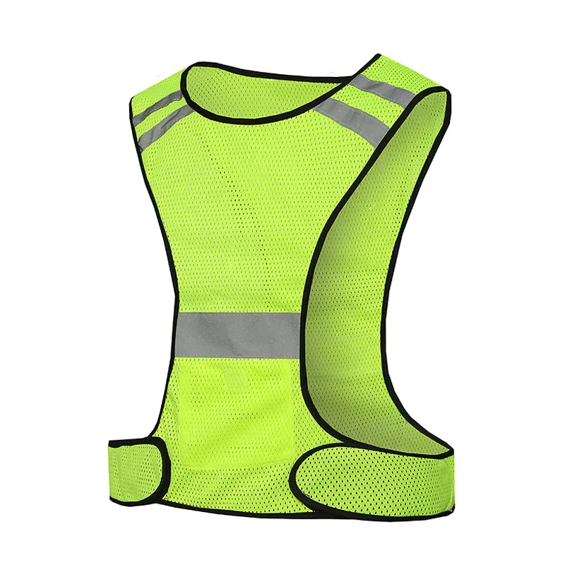 

Reflective Safety Vest Outdoor Sport Warning Vest Running Riding Reflective Security Tops Clothing Lightweight Breathable Vests