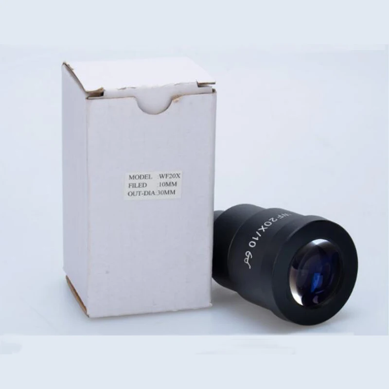 Wide Field WF20X/10mm Stereo Microscope Eyepiece Wide Angle Lens with