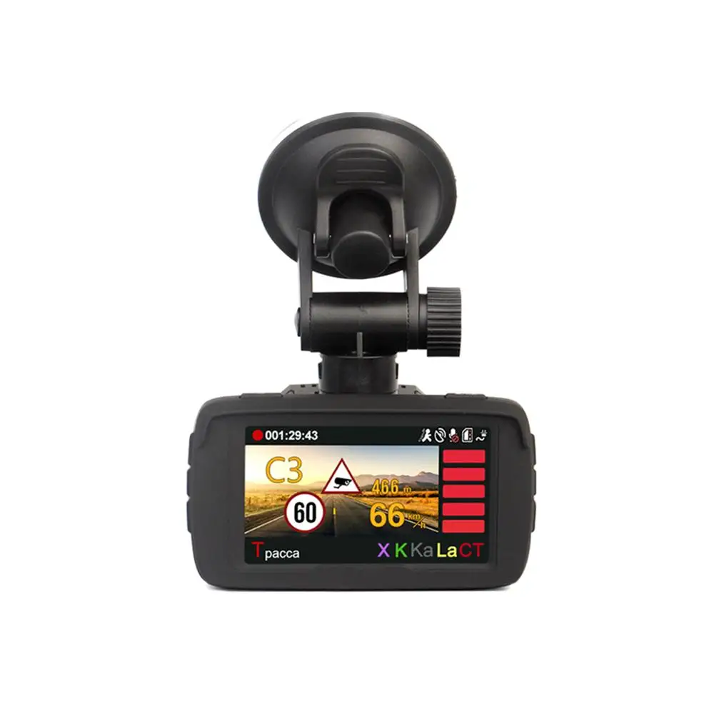 

Smart Car Camera GPS S300 Car DVR Radar Detector 3 in 1 HD 1296P 170 Degree Russian Language Recorder Logger Night Vision Camera