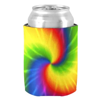 

Tie Dye Rainbow Pattern Can Cooler Bottle Holder Gradient Can Cooler Beer Can Coolers Beverage Insulators Party Decor