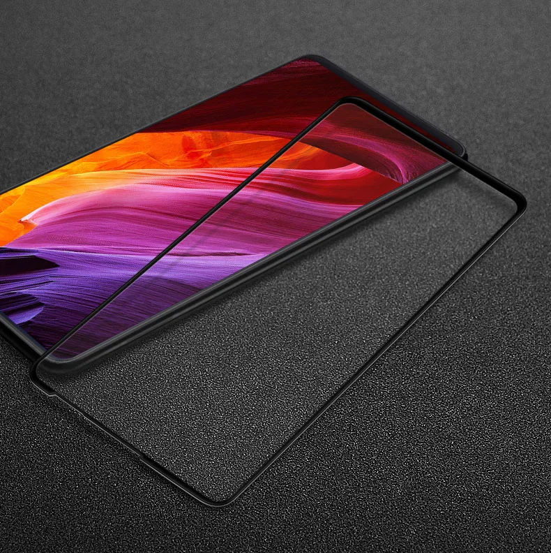 Для Xiaomi mi x3 glass mi x 3 закалённое стекло IMAK Полноэкранный протектор для Xiaomi mi x 3 screen Pro Version Xiaomi mi x3 - Цвет: Черный