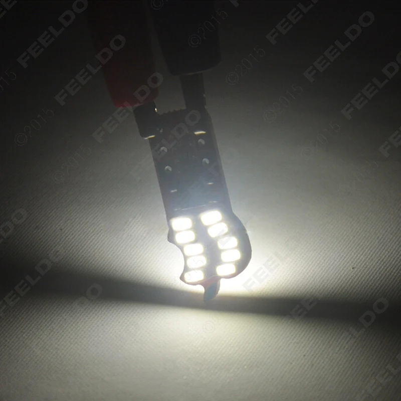 100 шт. Белый T10 194 3014smd 20 светодиодов автомобилей Двусторонняя лампа Двигатели показывая Клин светодиодные фонари# fd-5316