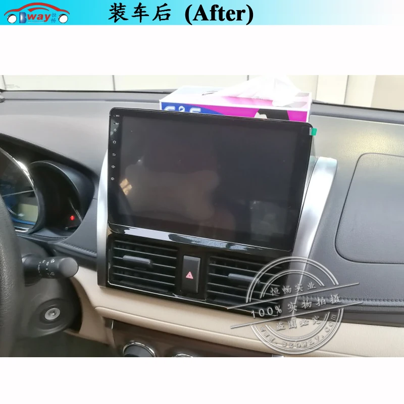 Excellent HACTIVOL 10" 1024*600 Quadcore android 8.1 car radio for Toyota Vios 2014 2015 2016  car DVD player gps navi wifi BT 3