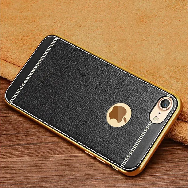 KISSCASE-Litchi-Grain-Case-For-iPhone-X-10-Soft-TPU-Cases-For-iPhone-8-7-6(6)