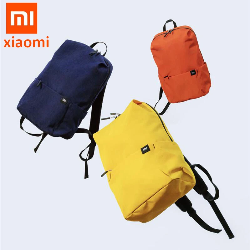 Оригинальный рюкзак Xiaomi Mi 10л сумка 8 видов цветов 165 г Городской Спортивный