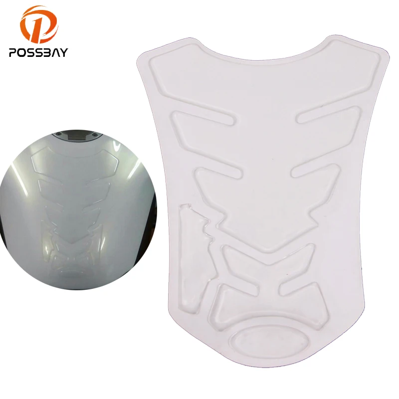 POSSBAY Universal Motorcycle Stickers Transparency Fishibone Crystal