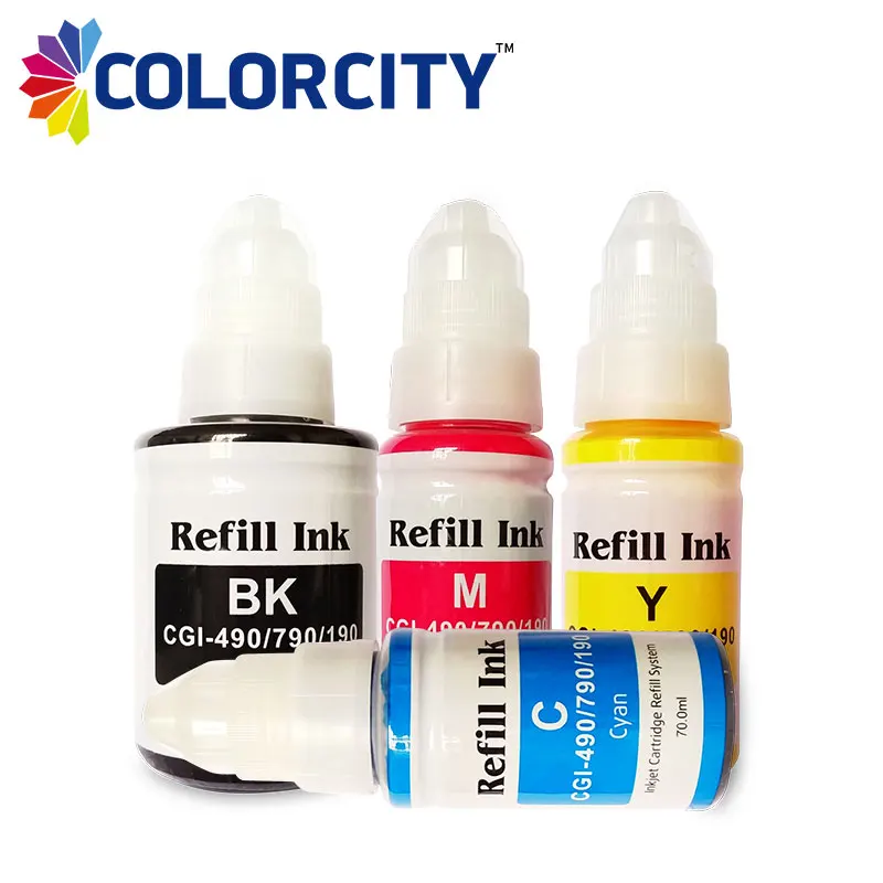 Комплект чернил для canon pixma G1400 G2400 G3400 G1000 G2000 G3000 G1100|dye ink|ink for canonink refill kit |