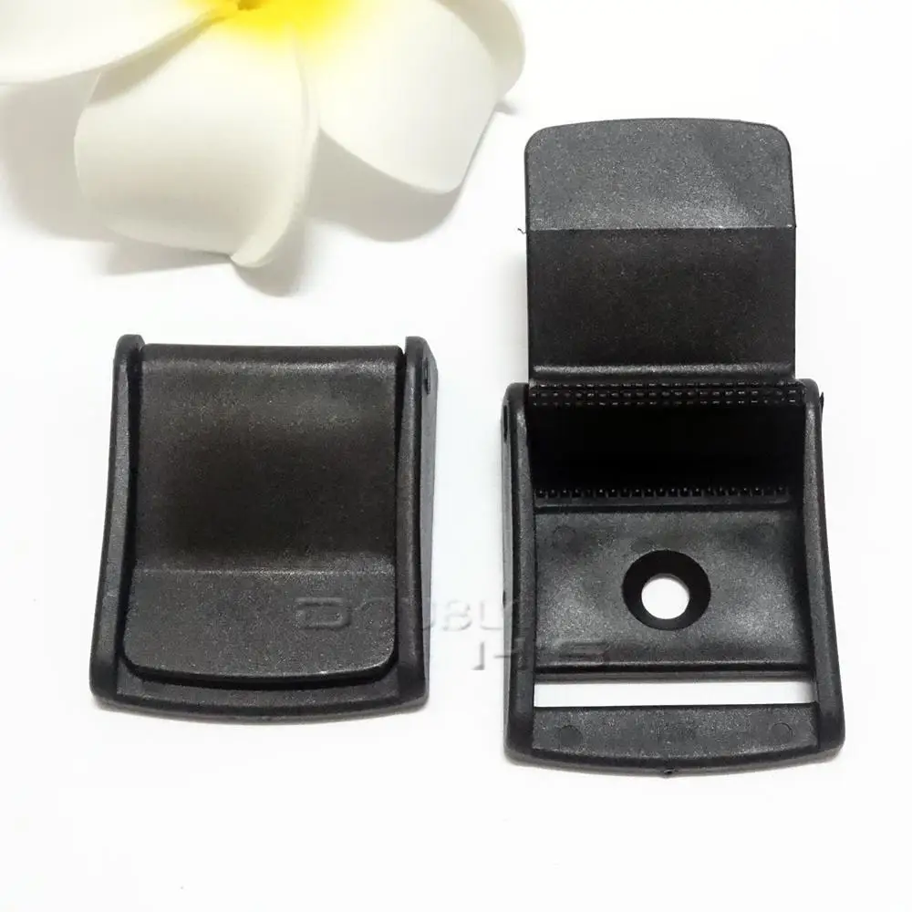 1 шт./лот 1/4 &quotCam buckle Пластиковый черный Переключатель ремень для рюкзака 38 мм|backpack