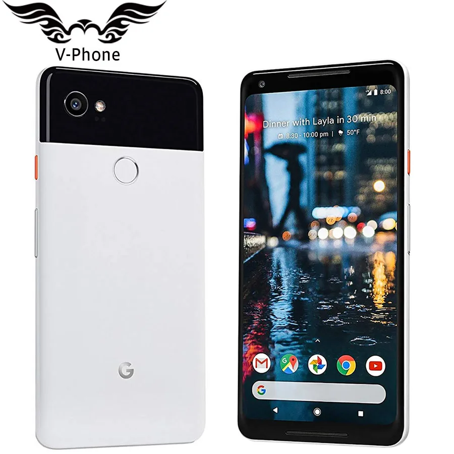 Оригинальный Brabd новая версия США Google Pixel 2 XL 6 4G B 128 GB мобильный телефон 6 "Snapdragon 835 Octa Core 4G LTE 4G B Оперативная память отпечатков пальцев