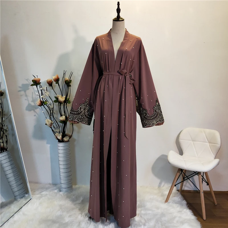 Abaya Kimono Kaftan Robe Femme Dubai Muslim Cardigan Hijab Dress Abayas For Women Ramadan Caftan Marocain Qatar Islamic Clothing