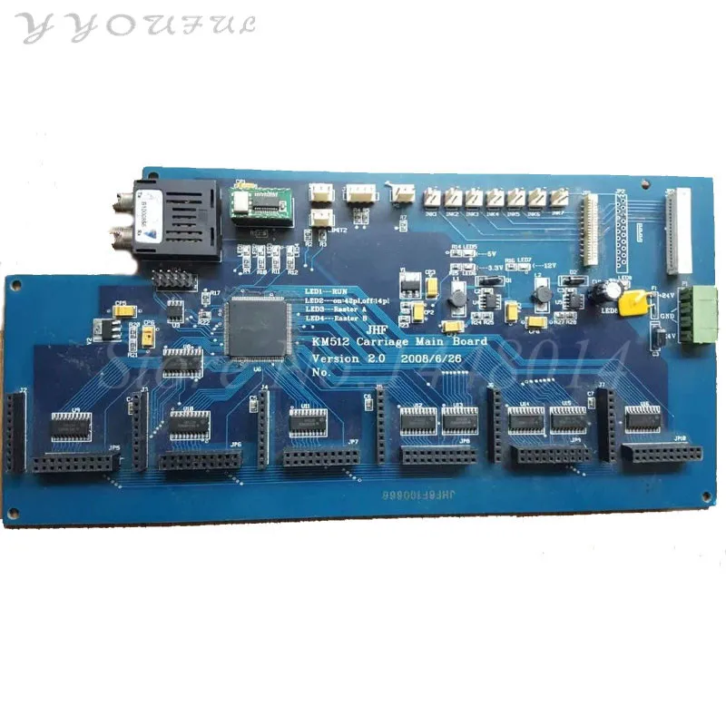 

Inkjet printer JHF Vista main board for JHF Leopard 3306F 3308F H8 KM512 carriage main board for Konica 512 head board 6H 1pc