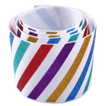 

David accessories 3"75mm stripes polyester grosgrain tape ribbon 10yds,DIY handmade materials,wedding gift wrapping,10Yc4221