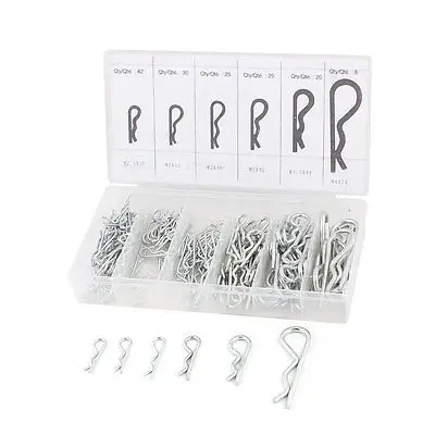 150pcs M2 M2 5 M3 M3 5 M4 Hair Pin Cotter Clip Hardware Assortment