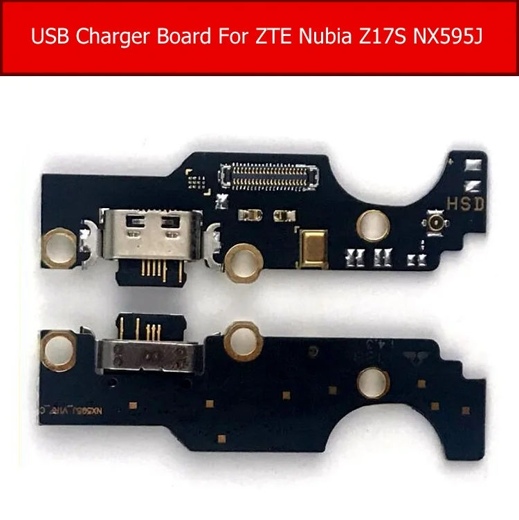 Плата зарядного устройства Usb для ZTE Nubia Z17S NX595J док станция с USB разъемом зарядки