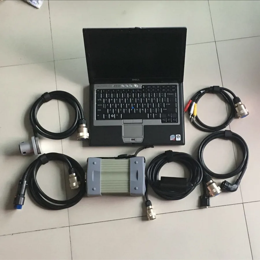 Best mb star c3 multiplexer with cables software in hdd with laptop d630 ram 4g full set diagnosis ready to use