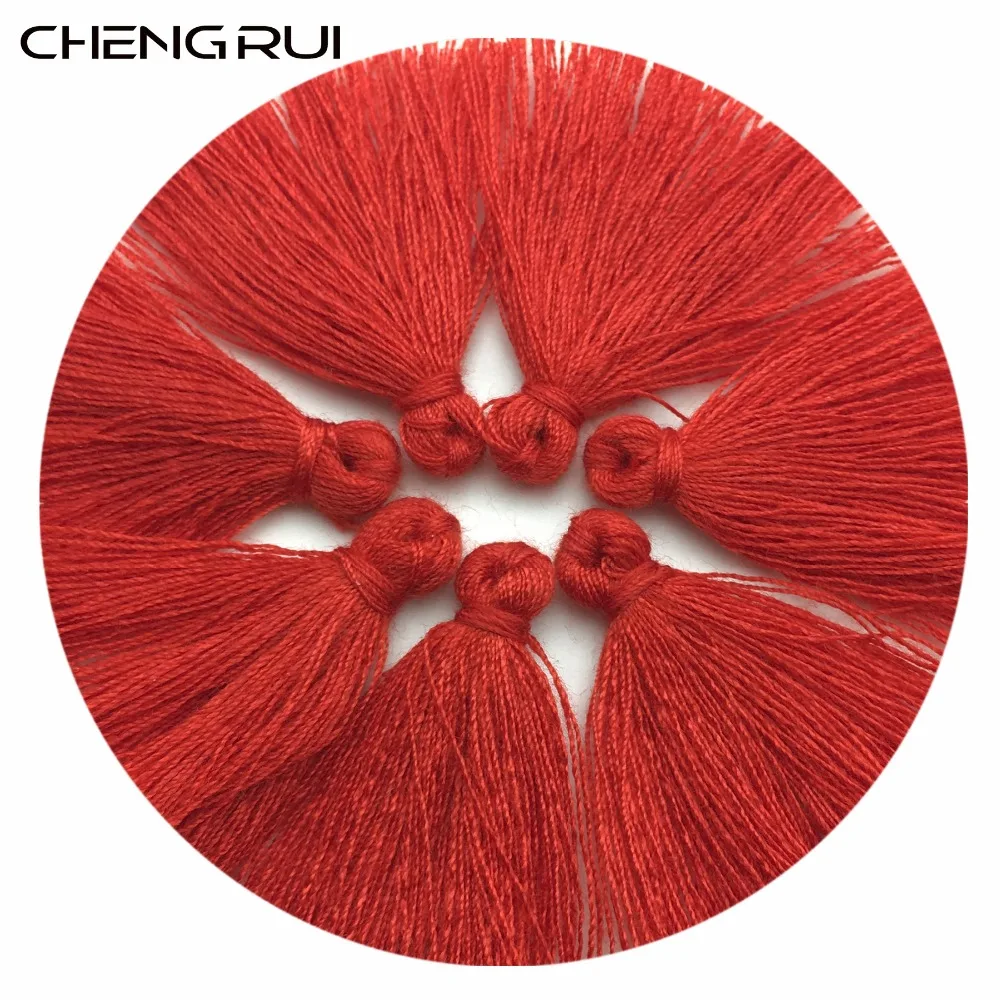 Best CHENGRUI L08,3cm,tassel,cotton tassel,diy accessories,earrings for jewelry making,fringe curtain,craft tassels,10pcs bag
