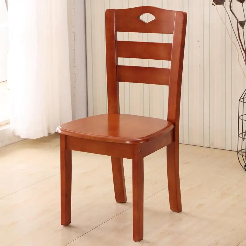 Обеденный стул из цельного дерева, домашняя спинка, простой современный деревянный обеденный стул из цельного дерева, столовая, белый обеденный стол, стул, стул - Цвет: Style 7