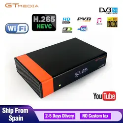 GT MEDIA Freesat V8 Nova HD DVB-S/S2 спутниковый ресивер Full HD 1080p Поддержка YouTube Biss ключ 1 год Горячая в Испании Cccam Клайн