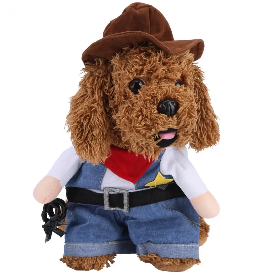 Funny Dog Clothes Winter Pet Dog Cat Jeans Jacket Cool Blue Clothes