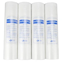 New 4pcs PP Cotton Filter Water Filter Water Purifier 10 Inch 1 Micron Sediment Water Filter Cartridge System Reverse Osmosis
