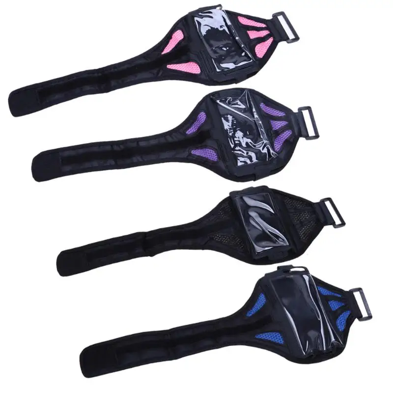 5,5/4,7 pulgadas funda para teléfono móvil bolsa brazo banda respiración impermeable deporte al aire libre gimnasio bolsa de mano teléfono soporte para correr brazalete