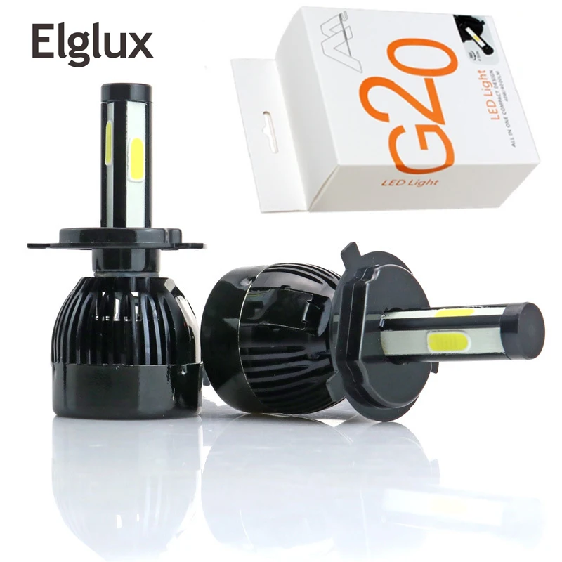 Автомобисветильник светодиодсветильник фары Elglux H4 H11 H7 9005 9006 автомобильные лампы