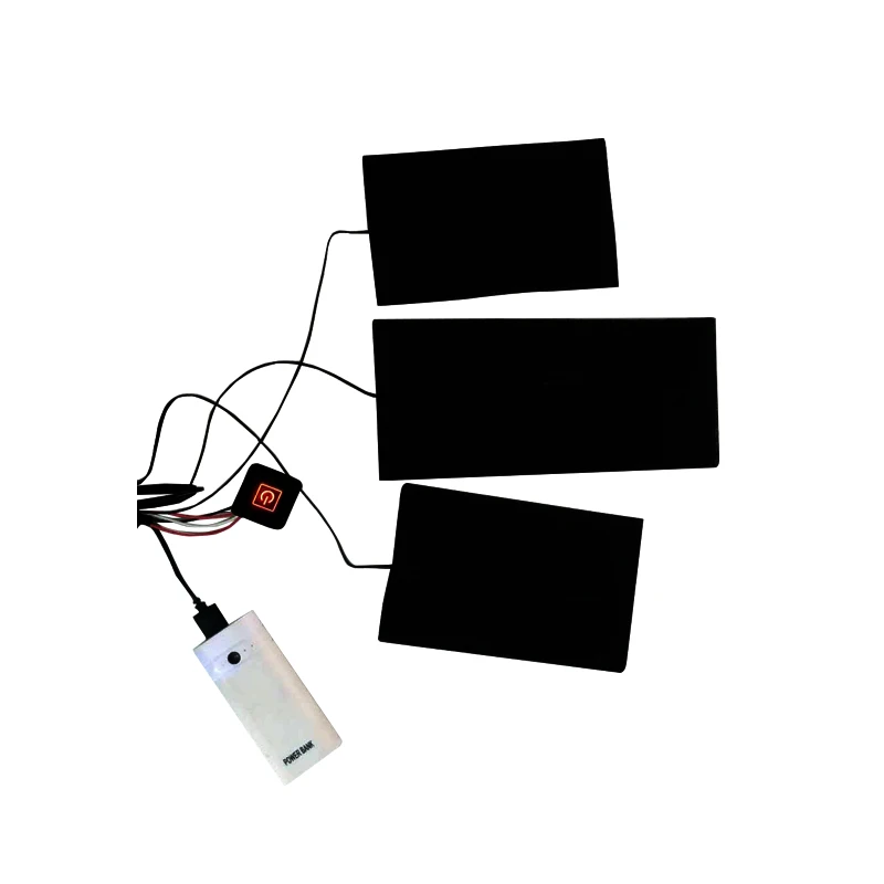 Mobile Power Pack Battery Operated Jacket Heating Pads USB USB 3 Gear