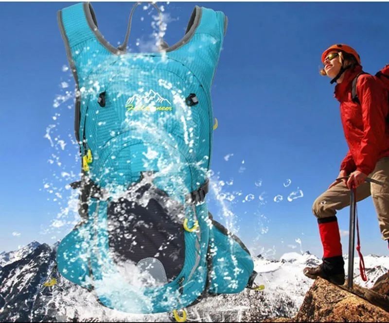 Excellent Waterproof MTB Bike Hydration Breathable 15L Backpack+2L Water Bags Large Capacity Bicycle Bags Cycling Knapsack Travel Packsack 16