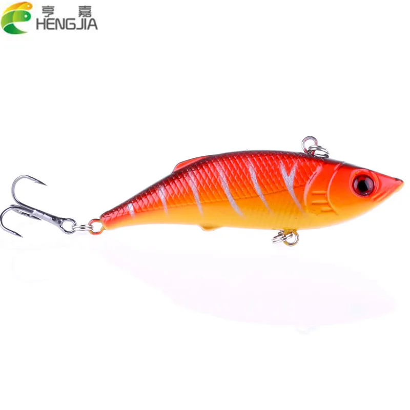 1 ШТ. 7.5 СМ 10 Г 6 # крючки купание игры vib рыболовные приманки bass пайк карп воблер