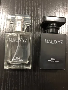 

MALIXYZ 1PCS 30ml Clear and Black Refill Glass Spray Refillable Perfume Bottles Glass Automizer Empty Cosmetic Container