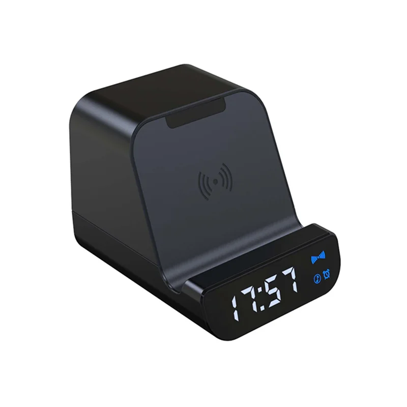 Многофункциональный блок питания громкоговоритель Bluetooth будильник беспроводной зарядное устройство