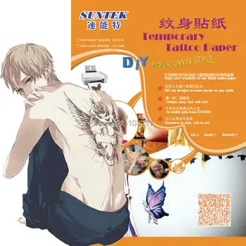 

(50sets/lot) New Fashion Temporary Water Transfer Printing Tattoo Sticker Paste for Body