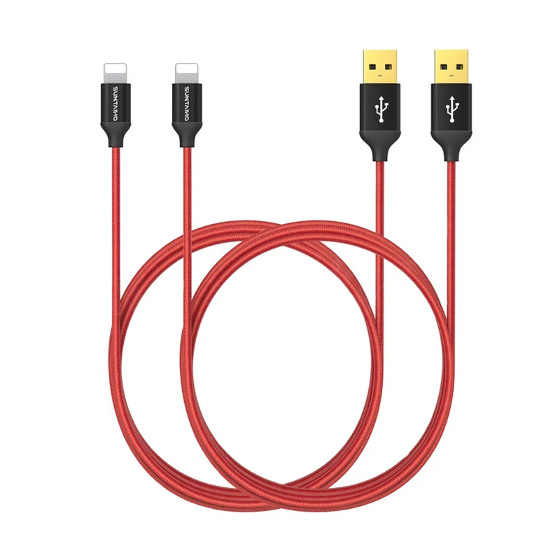Suntaiho Premium Lighting Cable For iPhone X 8 7 Plus 2.1A Nylon USB Data Cable for iPhone 6 6s Plus 5 Se Mobile Phone cables Suntaiho Premium Lighting Cable For iPhone X 8 7 Plus 2.1A Nylon USB Data Cable for iPhone 6 6s Plus 5 Se Mobile Phone cables