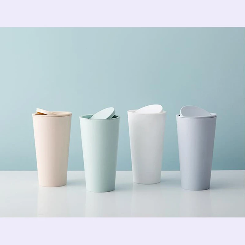 

Nordic Solid Color Simple Style Desktop Trash Can Organizer Box Car Trash Box Organizer Box Plastic Household Car Storage Box