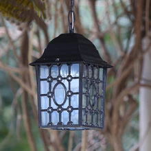 Открытый водонепроницаемый кулон свет уличный свет Страна современный минималистский китайский балкон гостиная сад дом лампы ZA FG226